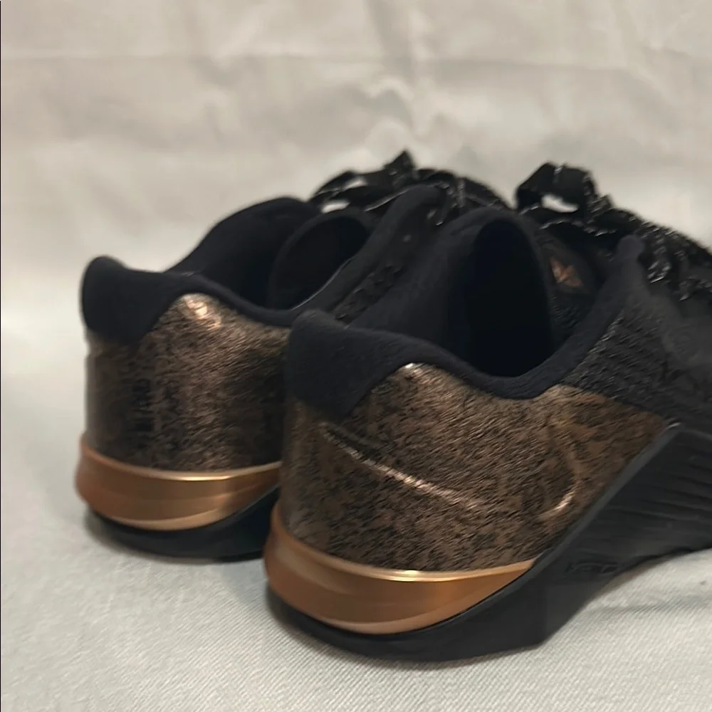 Nike Black and Bronze Athletic Shoes